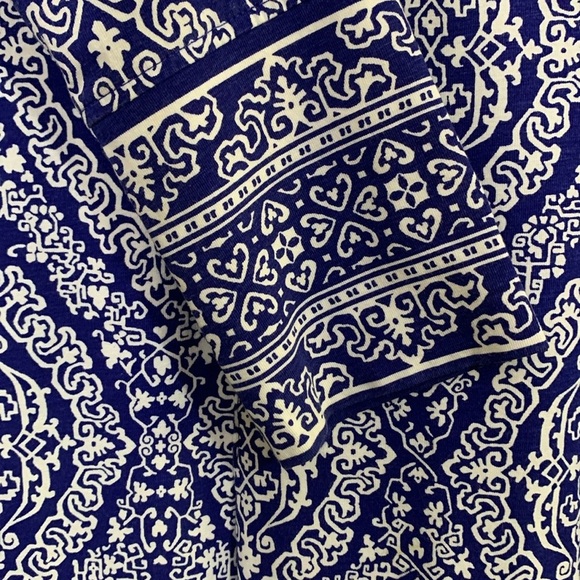 Coolibar UPF 50+ Tunic Dress Navy Blue & White Oceanside Dress size XS - Picture 3 of 4